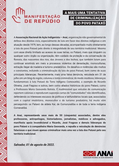 Manifestação de Repúdio