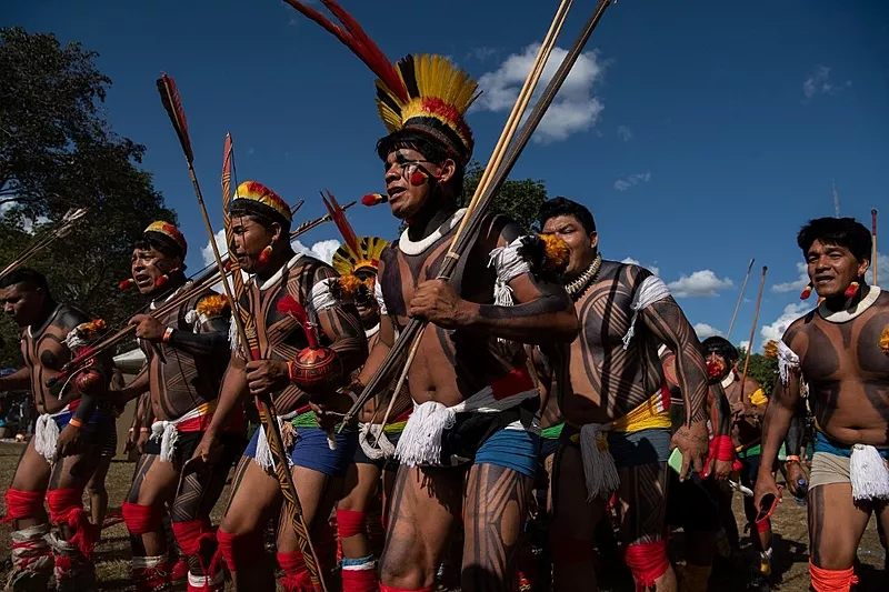 Maior mobilização indígena do país vai até sexta em Brasília, por terra e paz